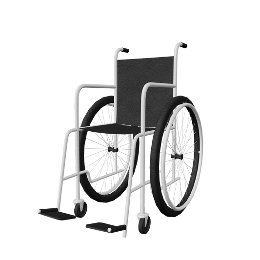 Rollstuhl – interaktive 3D-Ansicht