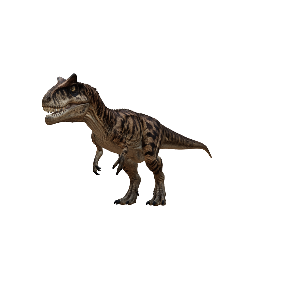 Allosaurus 3D-Modell – Vorschau