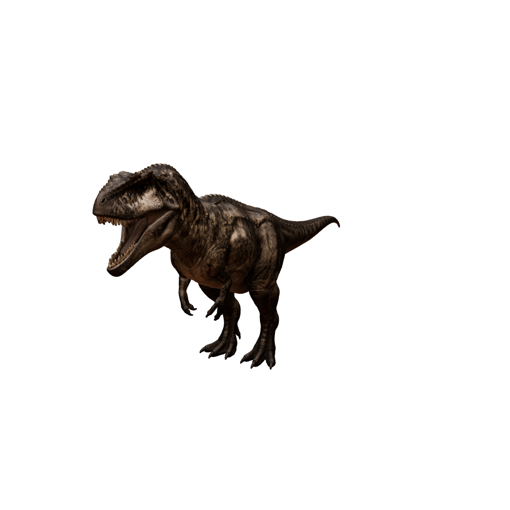 Carcharodontosaurus 3D-Modell – Vorschau