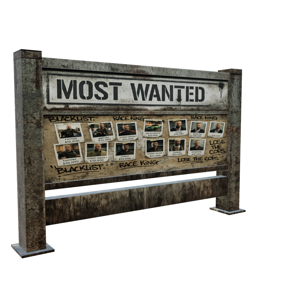 Blacklist-Fahndungstafel – Most Wanted – Vorschau
