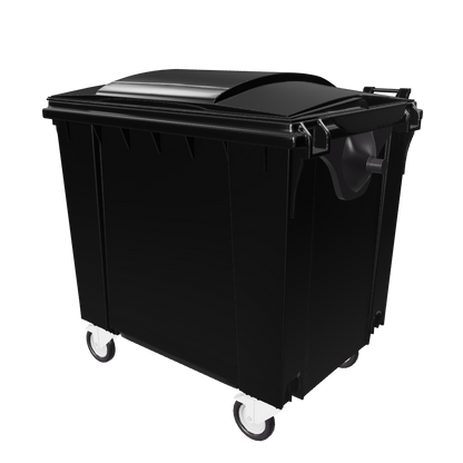 Mülltonne Schwarz – 3D-Modell